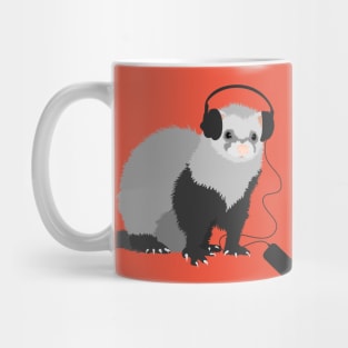 Music Loving Ferret Mug